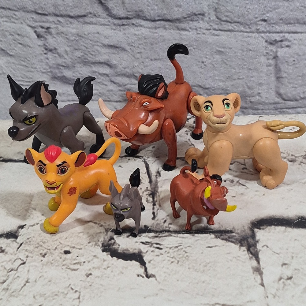 Disney‎ The Lion King Figures Lot Nala Kion Pumbaa Hyena